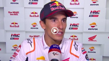 MotoGP: VIDEO - Marquez: "Il problema è solo uno, che avevo il braccio ruotato di 34°"