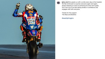 SBK: Ancora buone notizie per Gino Rea: "sta facendo passi da gigante"