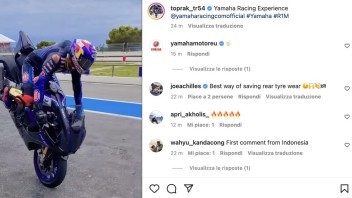 SBK: VIDEO - Toprak non riesce proprio a stare su due ruote con la Yamaha R1