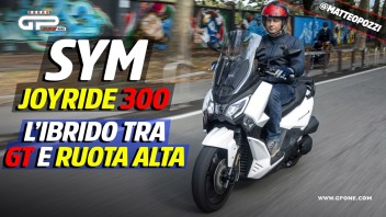 Moto - Test: Sym Joyride 300, l’ibrido tra GT e ruota alta