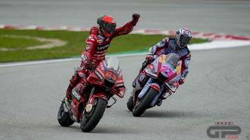 MotoGP: Bagnaia: "Bastianini è un avversario, solo Miller avrebbe fatto diversamente"