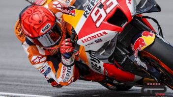 MotoGP: Marquez: "il 3° tempo non è la mia posizione, la Honda è pesante da guidare"