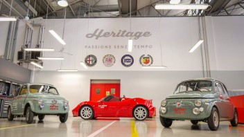 Auto - News: Heritage Stellantis svela Abarth Classiche 500 Record Monza ’58