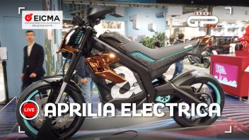 EICMA: LIVE da EICMA - Aprilia ELECTRICa Project, il futuro green per Noale