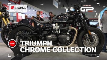 Moto - News: LIVE da EICMA: Triumph Chrome Collection, ecco le edizioni limitate 2023