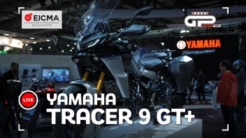 Moto - News: VIDEO - Live da EICMA: Yamaha Tracer 9 GT+ 2023