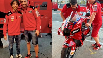 MotoGP: Bastianini si tuffa nel 2023 a Valencia con Ducati e uniforme ufficiale