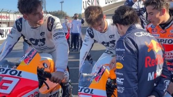 MotoGP: Come si guida la Honda? Pierre Gasly e Sergio Perez a lezione da Marc Marquez