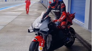 MotoGP: Jerez: first day of testing with rain for Michele Pirro and Ducati