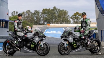 SBK: Rea, Lowes e le Ninja sfoggiano la livrea invernale nei Test a Jerez