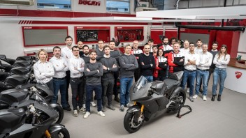 MotoE: Iniziata la produzione delle MotoE Ducati: tutte pronte a metà febbraio