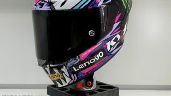 MotoGP: The 'Beast', Enea Bastianini, unveils his new helmet for the Sepang tests