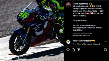 MotoGP: Joan Mir già in pista sulla Honda a Valencia