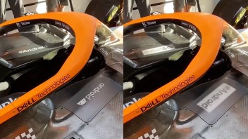 Auto - News: La nuova frontiera delle sponsorizzazioni: pannelli digitali sulla McLaren
