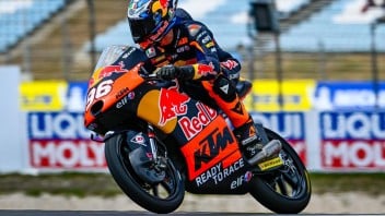 Moto3: Portimao: primo sigillo di Holgado, ma che botto con Kelso!