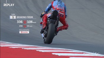 MotoGP: Brembo debutta in TV: i dati delle frenate durante i Gran Premi