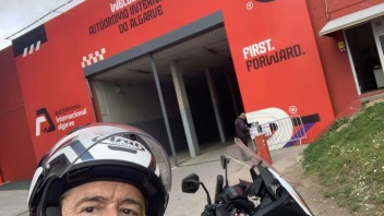 MotoGP: From the Adriatic to the Atlantic: Francesco Guidotti arrives at Portimao tests on his motorbike