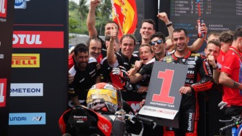 SBK: Petrucci: “The Superpole Race is like bumper cars, Lowes broke Baz’s leg”