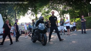 Moto - News: VIDEO - Guy Martin fa volare la Crighton con motore rotativo a Cadwell Park