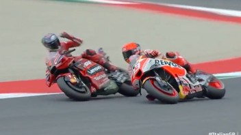 MotoGP: Bagnaia si arrabbia con Marquez: il video dell'episodio in Q2 al Mugello