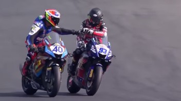 SBK: Prove di riappacificazione tra Corsi e Mercandelli nel CIV Supersport