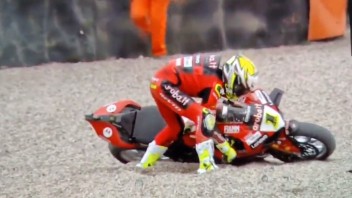 SBK: Anything and everything happened to Bautista in Superpole: he fell and reached the parc fermé on a scooter