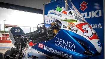 SBK: Livrea vintage di Suzuki per la Racing Night del CIV Superbike