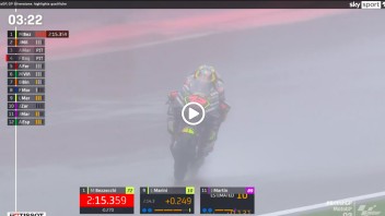 MotoGP: VIDEO - Gli highlights delle qualifiche a Silverstone: Bezzecchi in pole