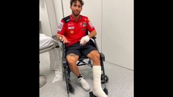 MotoGP: Bastianini dovrà sottoporsi a due operazioni: alla caviglia e alla mano