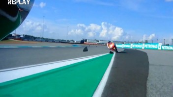 MotoGP: VIDEO - Oggetti volanti identificati: Martin colpisce Marquez