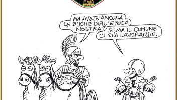 News: Il Moto Club Roma celebra i 110 anni di storia con ironia sulle buche romane