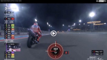 MotoGP: VIDEO - Bagnaia e la frittata mancata con Di Giannantonio a Losail