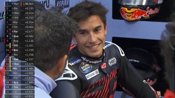 MotoGP: Marc Marquez and that grin that says everything, or almost everything, after his debut with Ducati