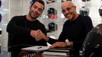 SBK: Danilo Petrucci con Airoh nel mondiale Superbike 2024
