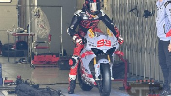 SBK: Portimao: ecco Marc Marquez per la prima volta sulla Ducati V4!