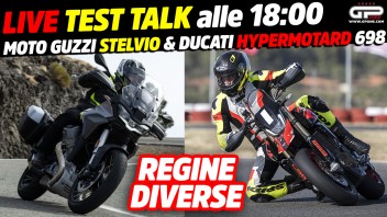 Moto - News: LIVE Test Talk alle 18:00 - Stelvio & Hypermotard 698: regine diverse
