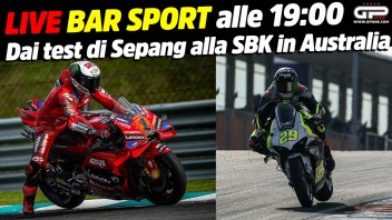 MotoGP: LIVE Bar Sport alle 19:00 - Dai test di Sepang alla SBK in Australia!