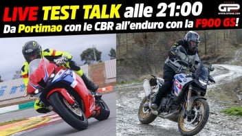 Moto - News: LIVE Test Talk alle 21:00 - Da Portimao con le CBR all'enduro con la F900 GS!