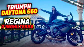 Moto - Test: PROVA Triumph Daytona 660: regina d'Inghilterra!