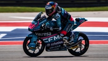 Moto3: Alonso strappa la pole a Rueda nelle Qualifiche di Austin, 7° Bertelle