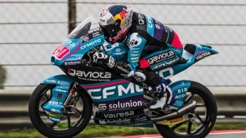 Moto3: David Alonso mette tutti in fila nelle FP1 ad Austin, 6° Matteo Bertelle