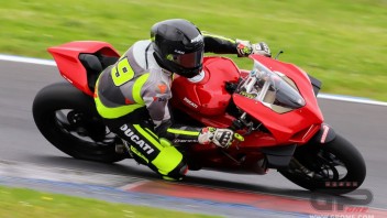 SBK: Misano: Andrea Iannone in action with Ducati V4 S