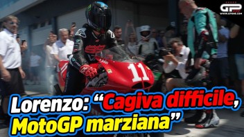 MotoGP: Jorge Lorenzo in sella alla Cagiva C594: "Più difficile, ma la MotoGP è marziana"