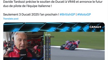 MotoGP: Tardozzi unveils VR46's plans: "GP25 for Di Giannantonio, GP24 for Morbidelli'"