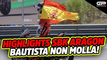 SBK: Highlights SBK Aragon Gara2: Bautista non molla