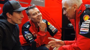 MotoGP: PHOTOS - Ducati welcomes Marquez in red: first meeting for Marc