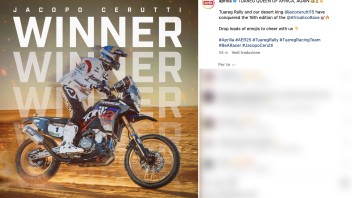 Dakar: Jacopo Cerutti vince la Africa Eco Race: trionfo con la Aprilia Tuareg