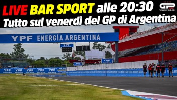 MotoGP: LIVE Bar Sport alle 20:30 - Tutto sul venerdì del GP di Argentina con Michele Pirro