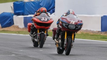 MotoAmerica: Loris Baz Gets His First Mission King Of The Baggers Win At Road Atlanta
