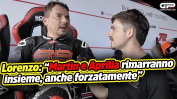 MotoGP: Lorenzo: “Martin e Aprilia rimarranno insieme, anche forzatamente”